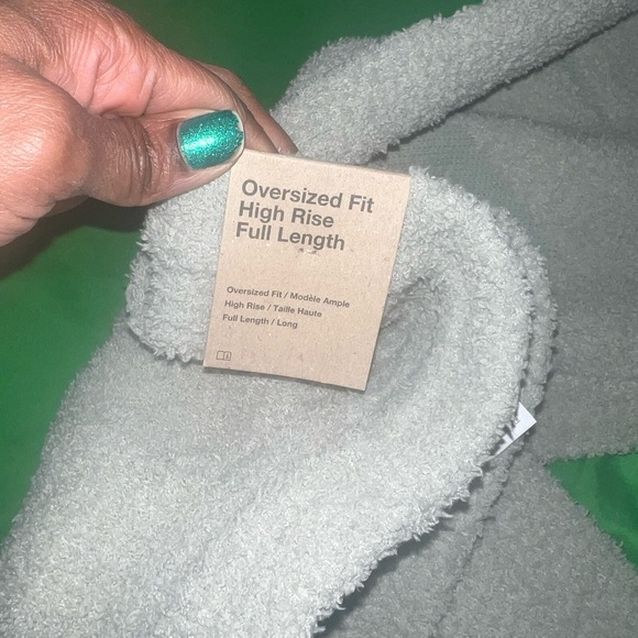 NWT Nike Phoenix Boulce High Waisted Logo Jade Joggers size Small - Picture 9 of 10